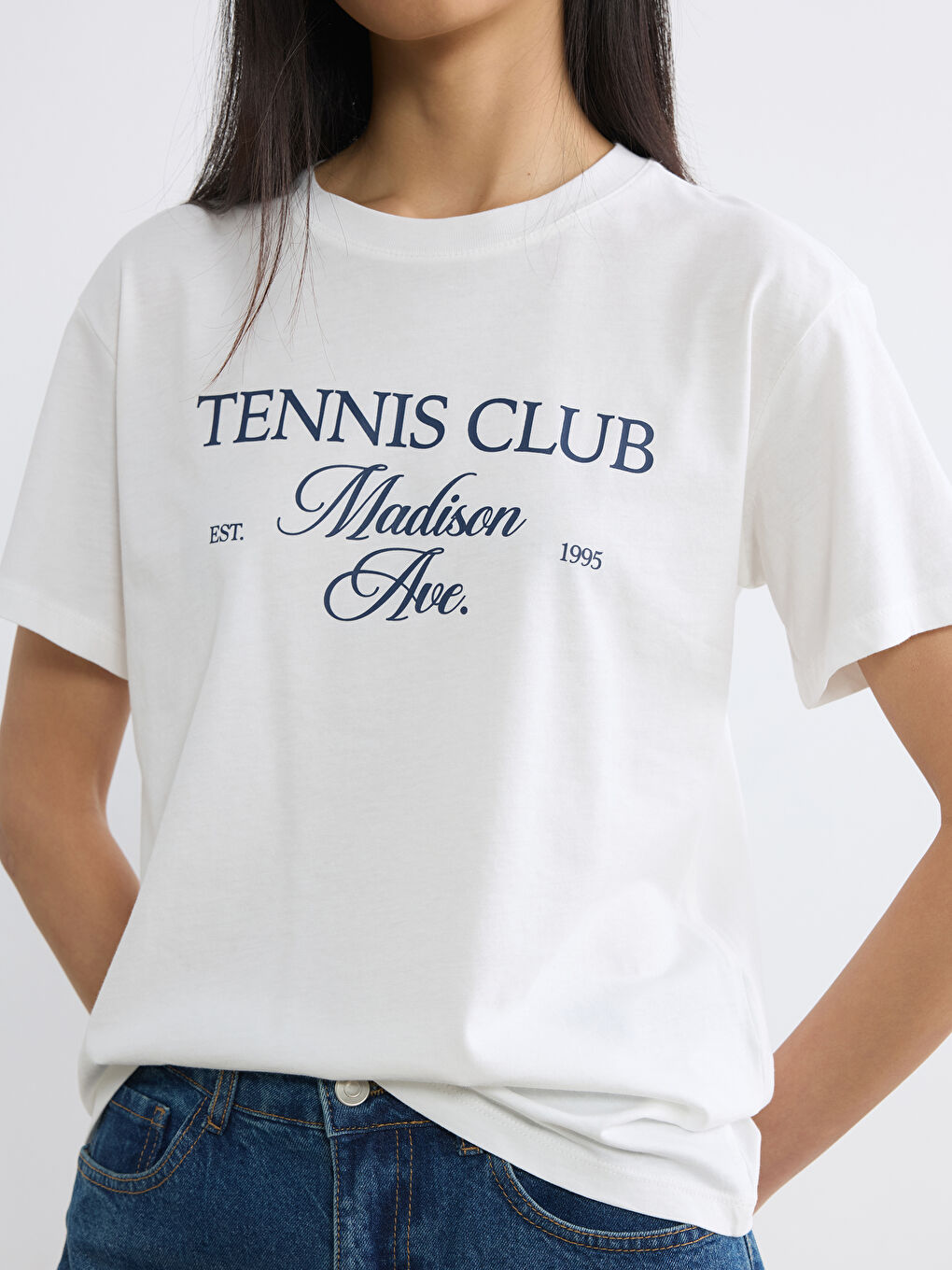 Женщины экрю Футболка-2