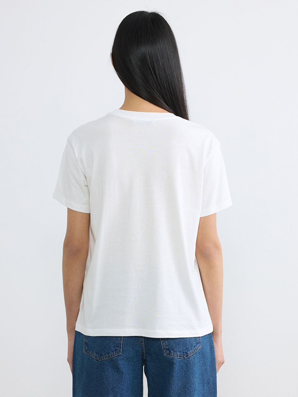 Женщины экрю Футболка-3