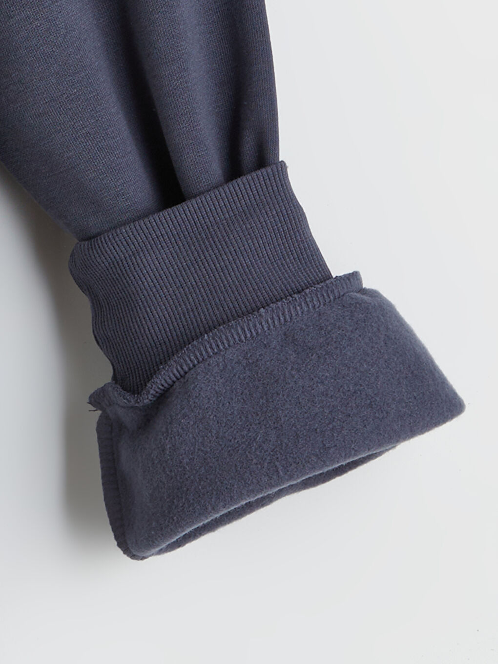 Antrasit Baskılı Kız Çocuk Kalın Sweatshirt-1