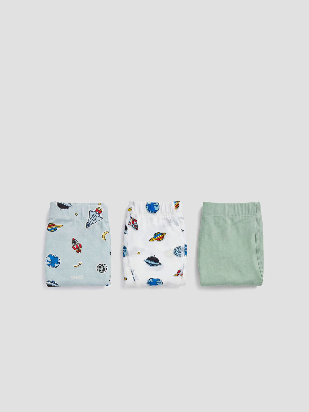 Beyaz Erkek Çocuk Boxer 3'lü