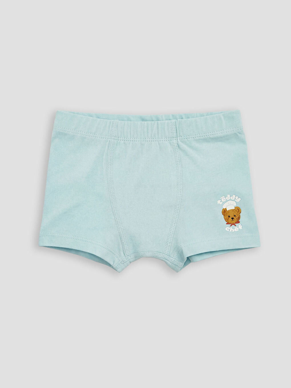 Mavi Erkek Çocuk Boxer 3'lü-4