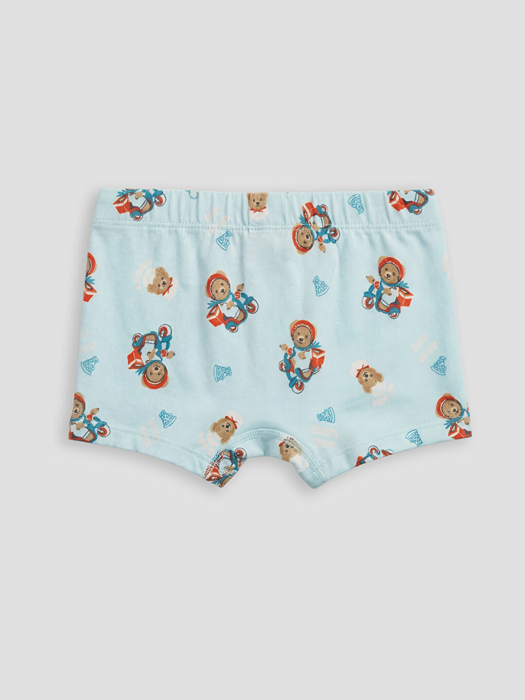 Mavi Erkek Çocuk Boxer 3'lü-5