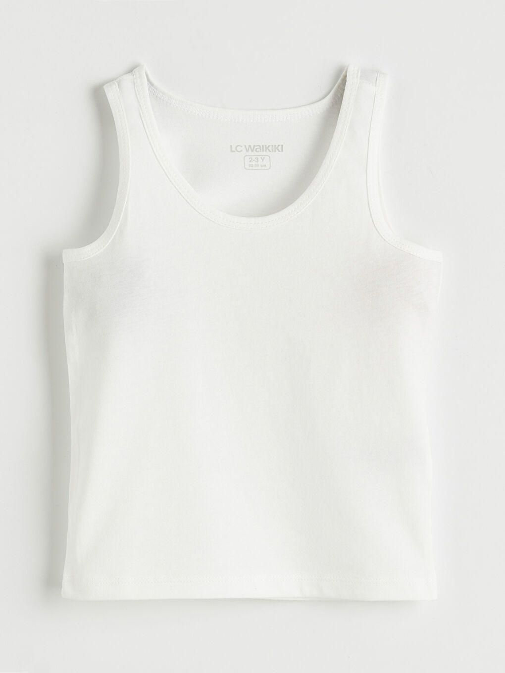 Mavi Bisiklet Yaka Erkek Çocuk Atlet 2'li-3