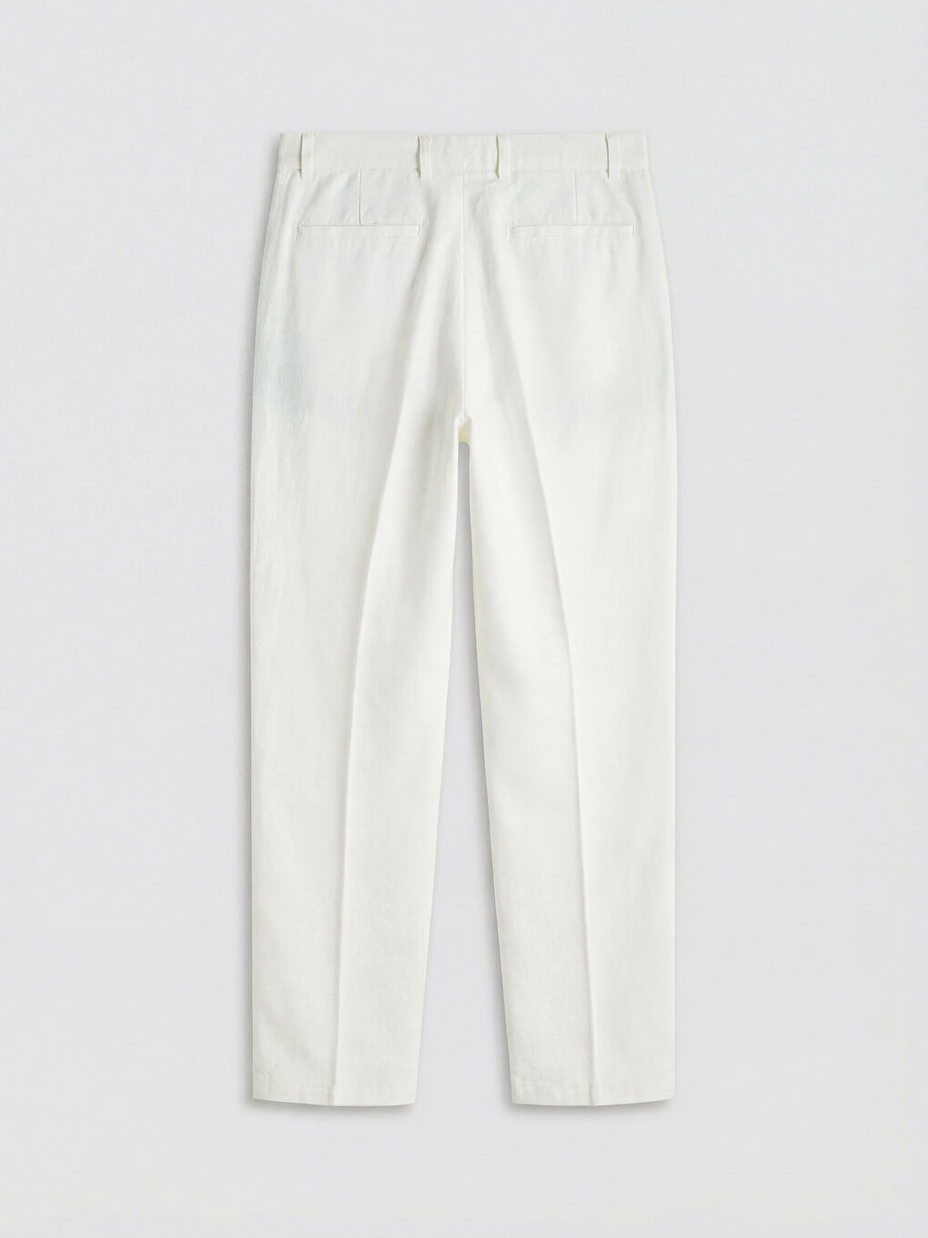 Ekru Regular Fit Erkek Pileli Pantolon-1