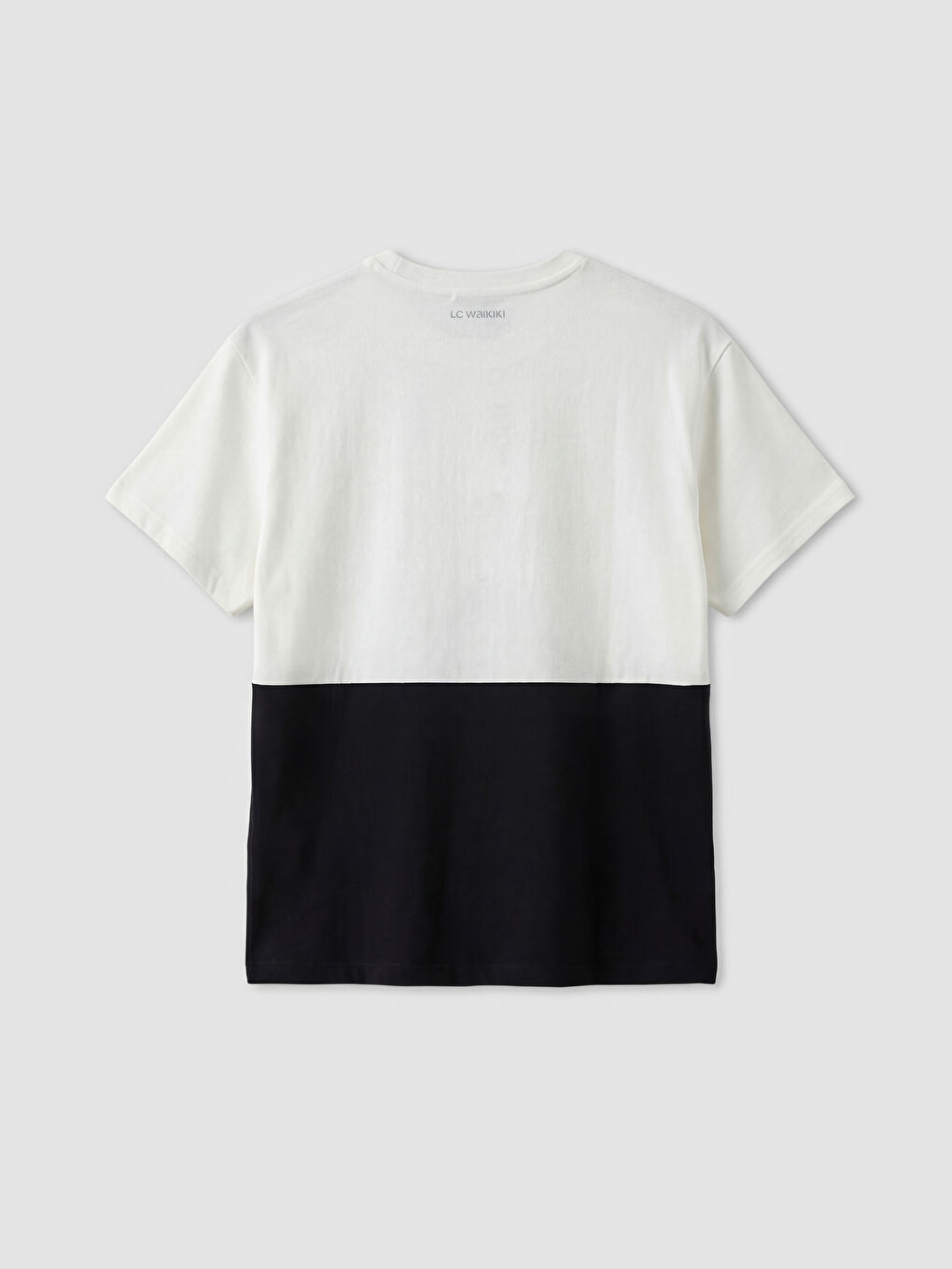 Ekru Bisiklet Yaka Dantel Detaylı Bluz-1