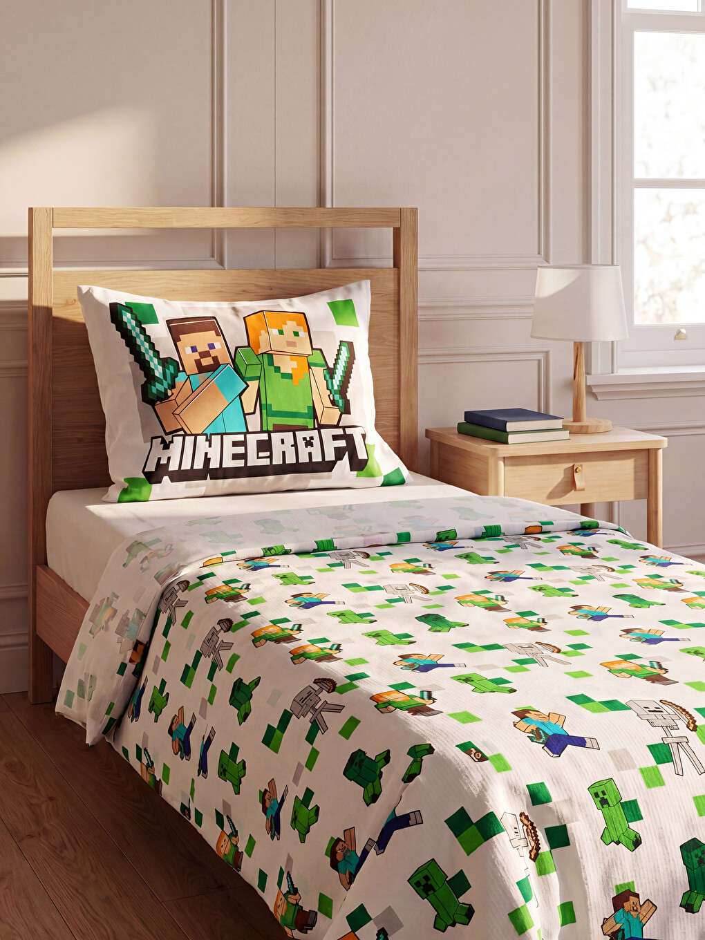 Minecraft Printed Boys' Pique Set
