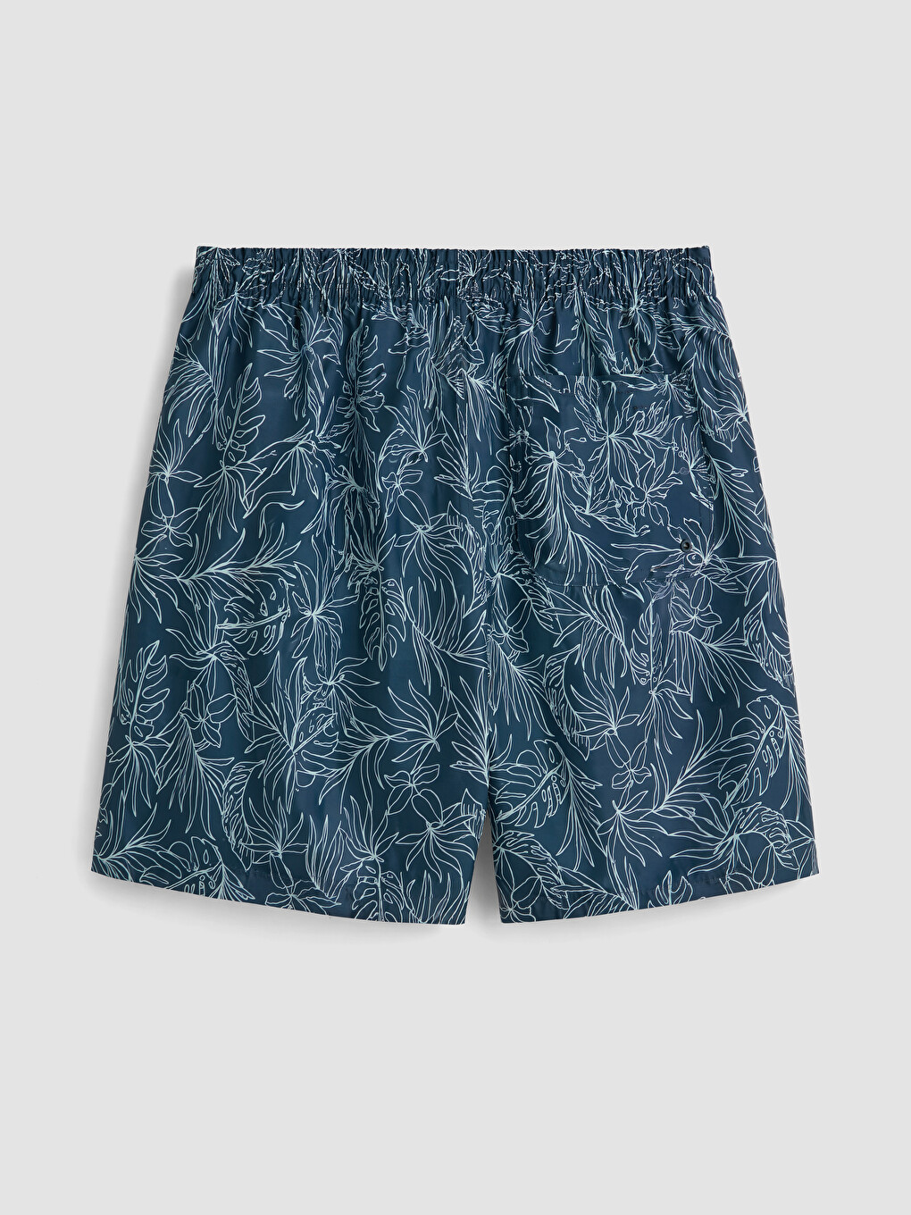 Knee Length Patterned Men's Swimming Shorts-4