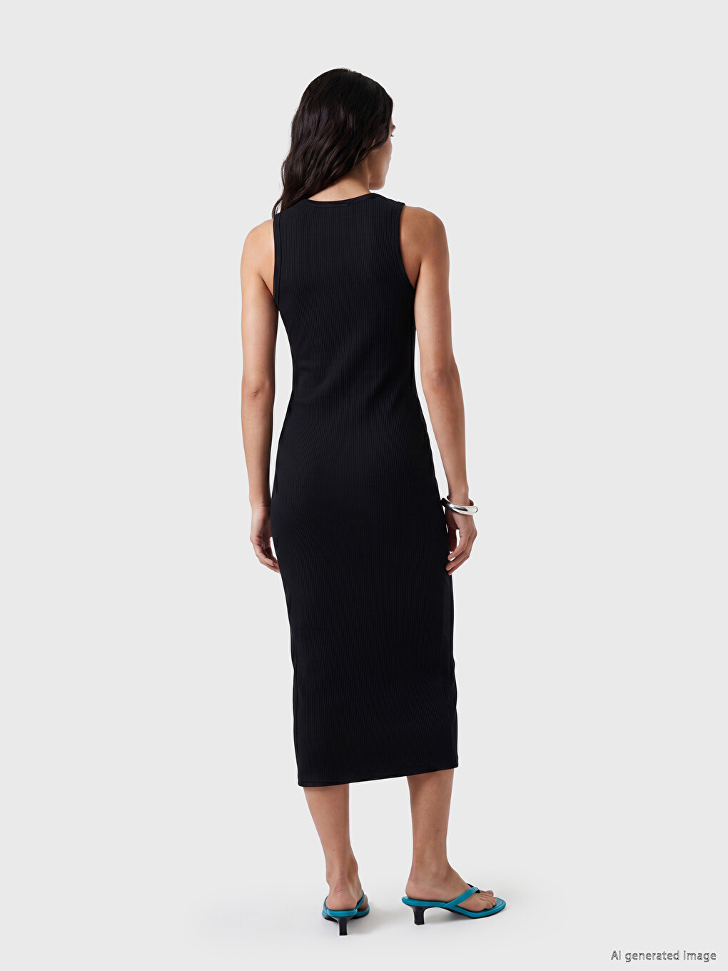 Woman Black Dress-3
