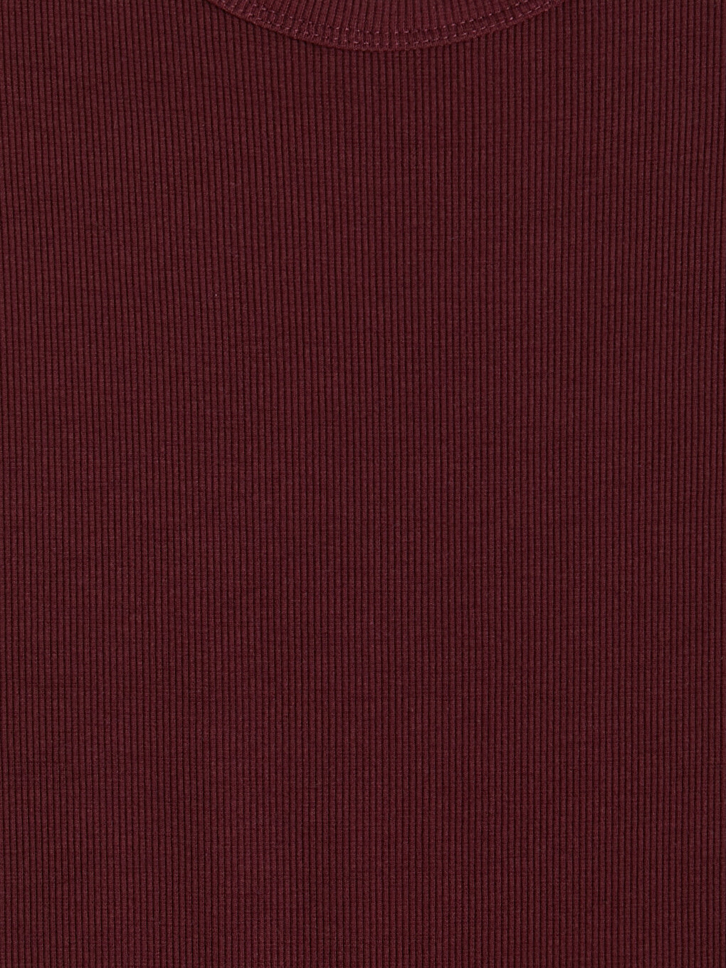 Bordo Bisiklet Yaka Fitilli Bodycon Elbise-1
