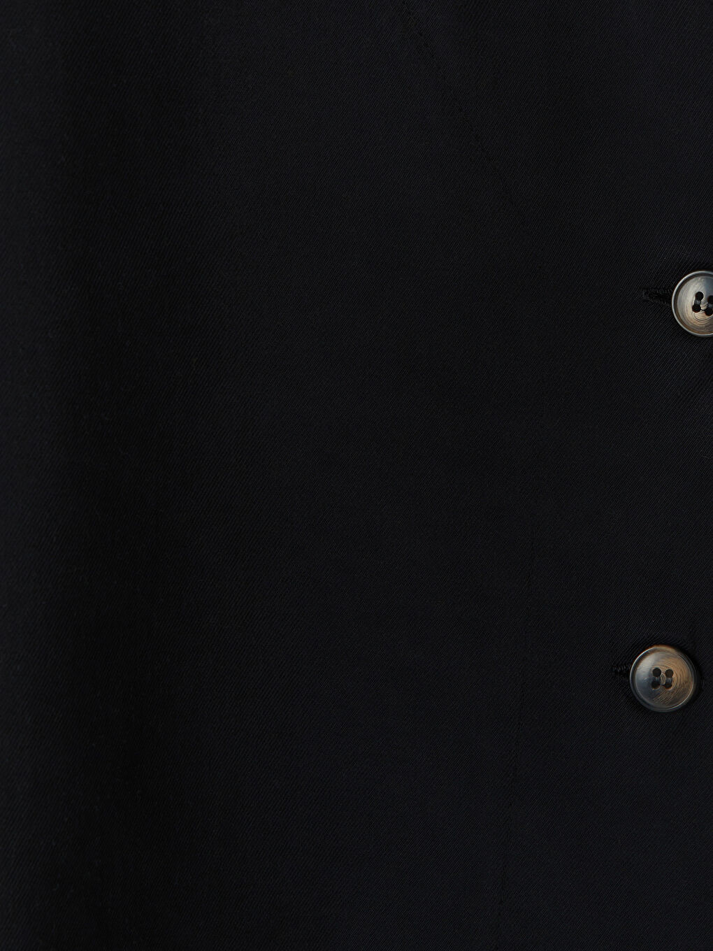 Siyah V Yaka Modal Karışımlı Bluz-6