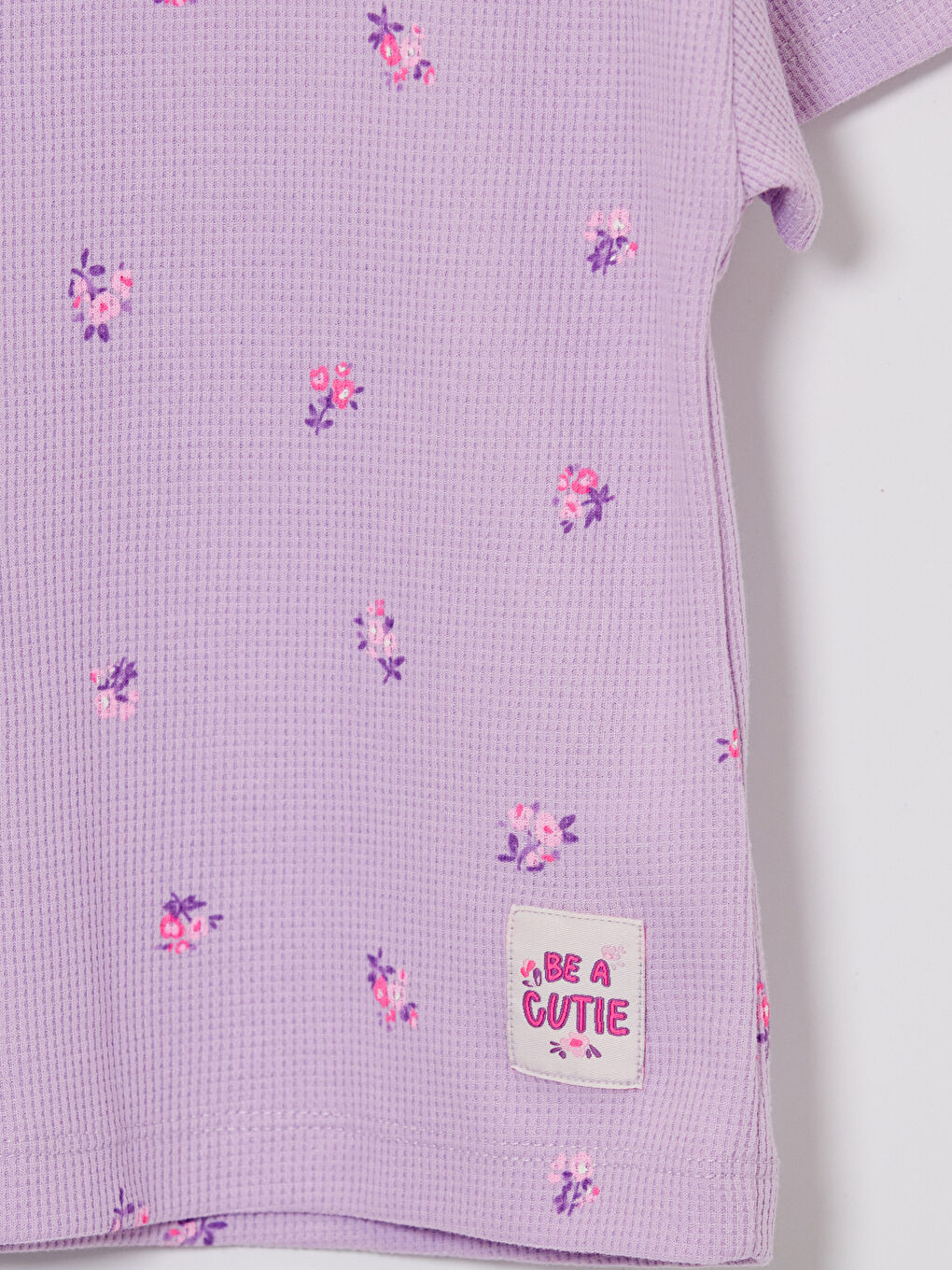 Футболка для девочек с круглым вырезом и принтом-2