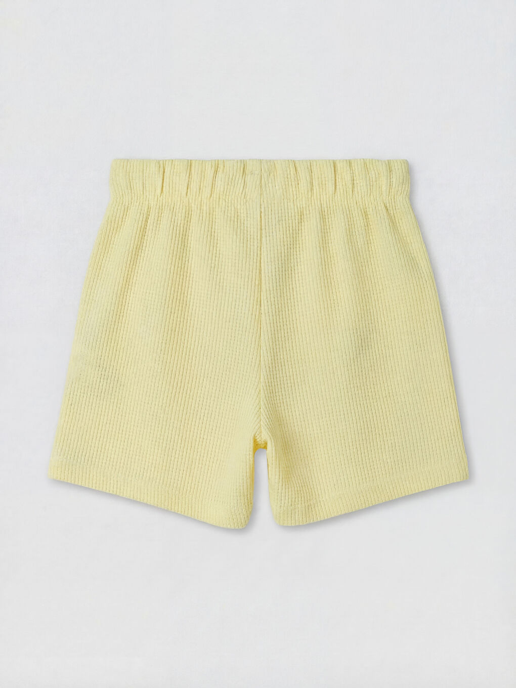 Sarı Dokulu Kız Çocuk Şort-1