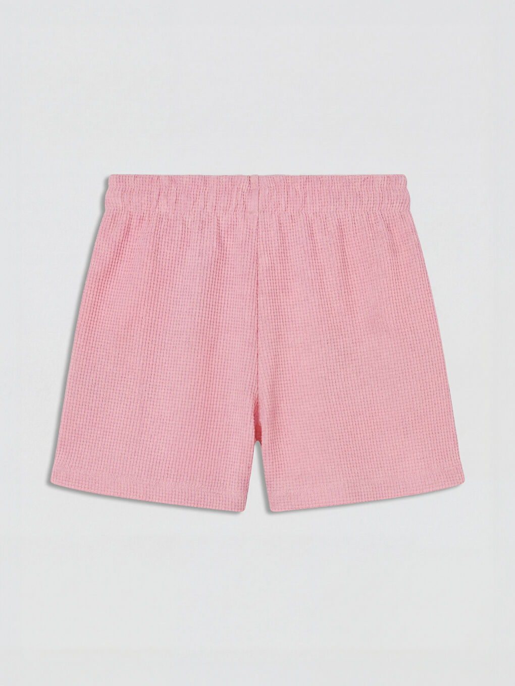 Pembe Dokulu Kız Çocuk Şort-1