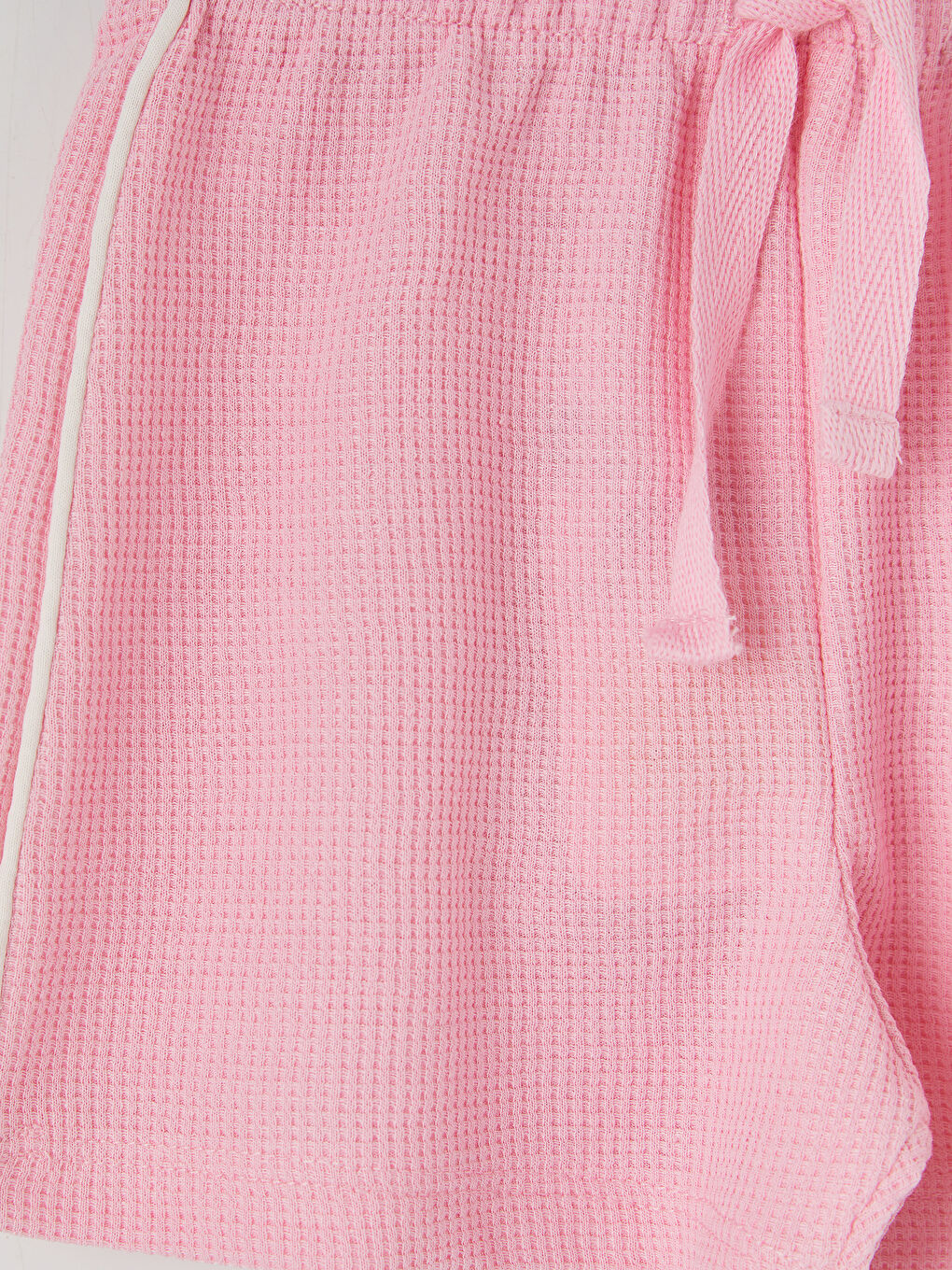 Pembe Dokulu Kız Çocuk Şort-2