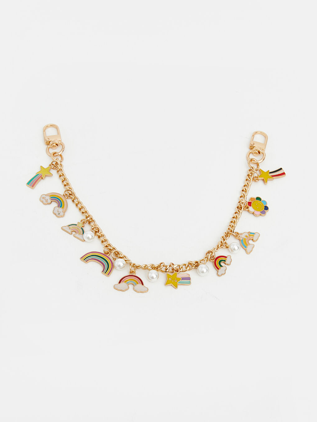 Karışık Baskılı Kadın Çanta Charmı-1