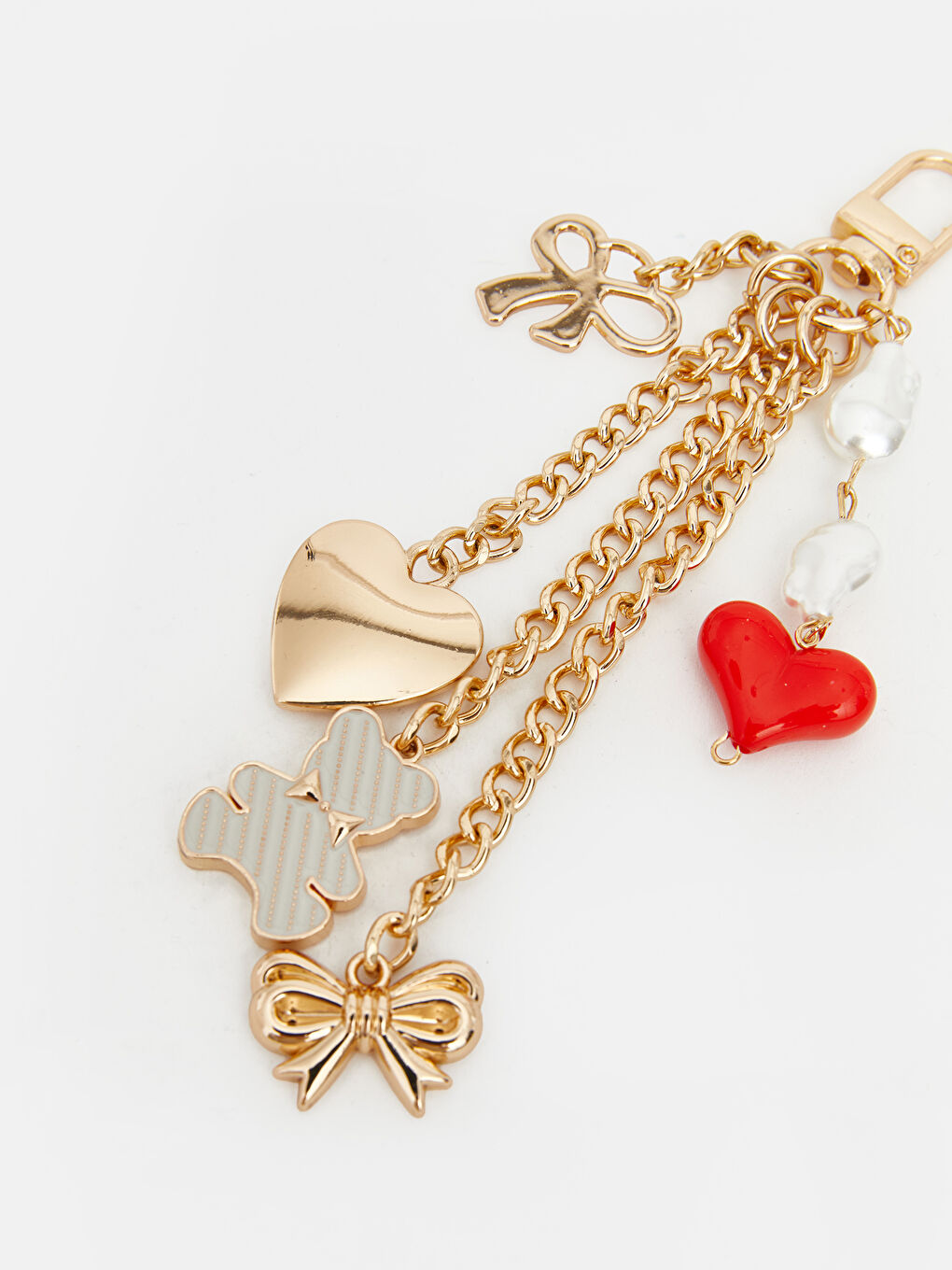 Karışık Zincir Detaylı Kadın Çanta Charmı-2