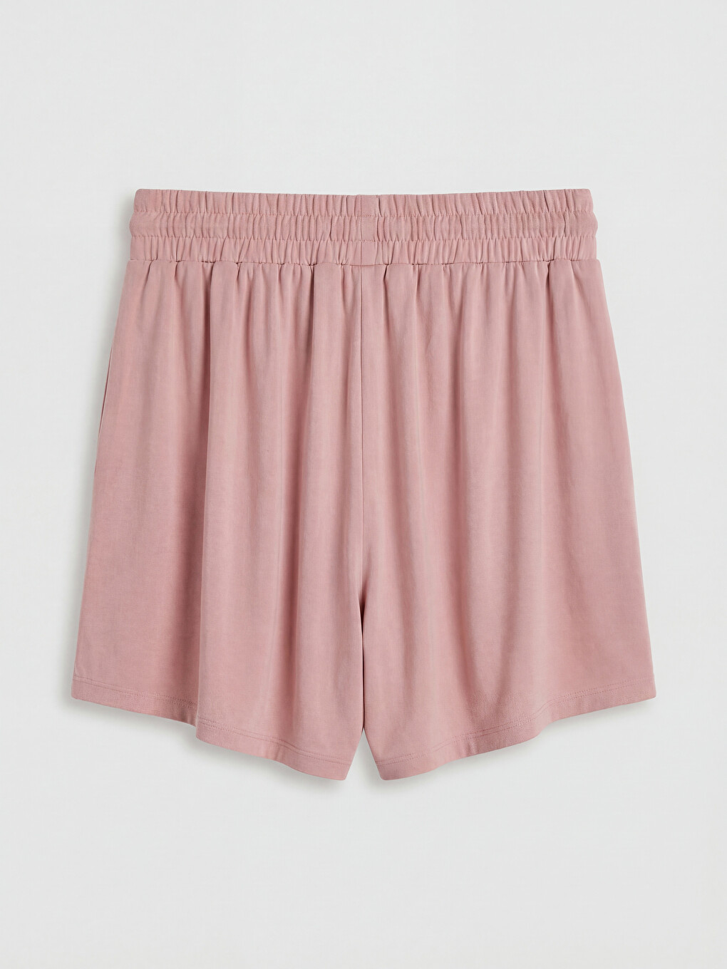 Elastic Waist Pleated Women's Shorts-5