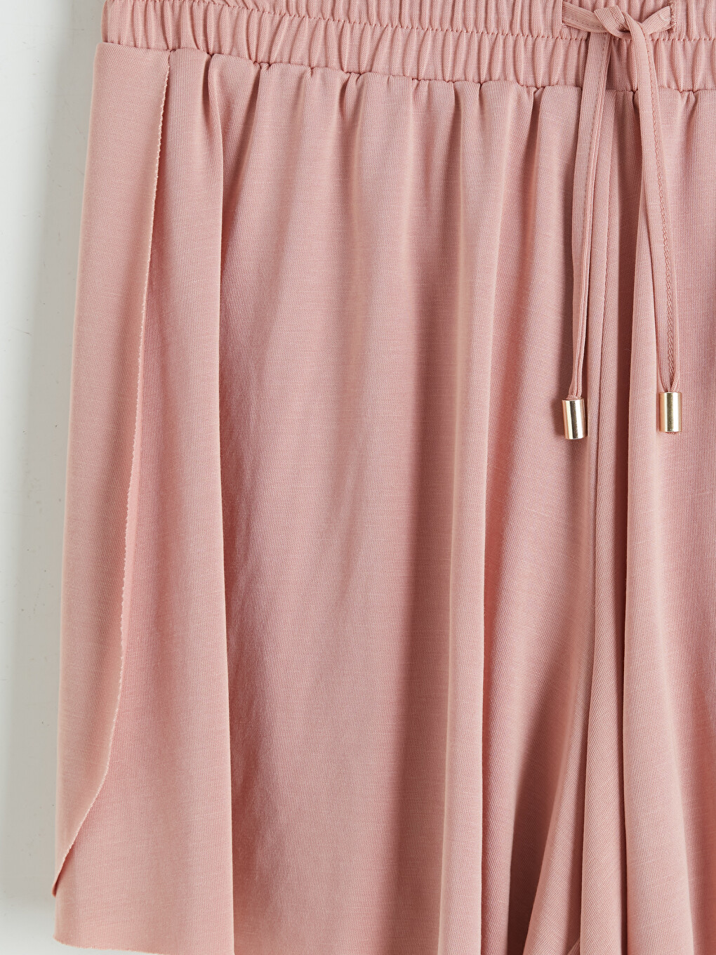 Elastic Waist Pleated Women's Shorts-6