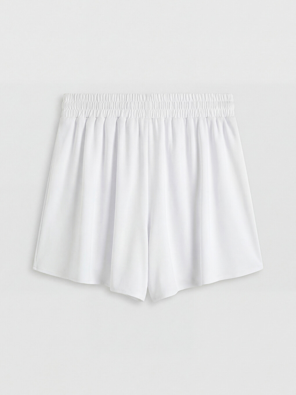 Elastic Waist Pleated Women's Shorts-5