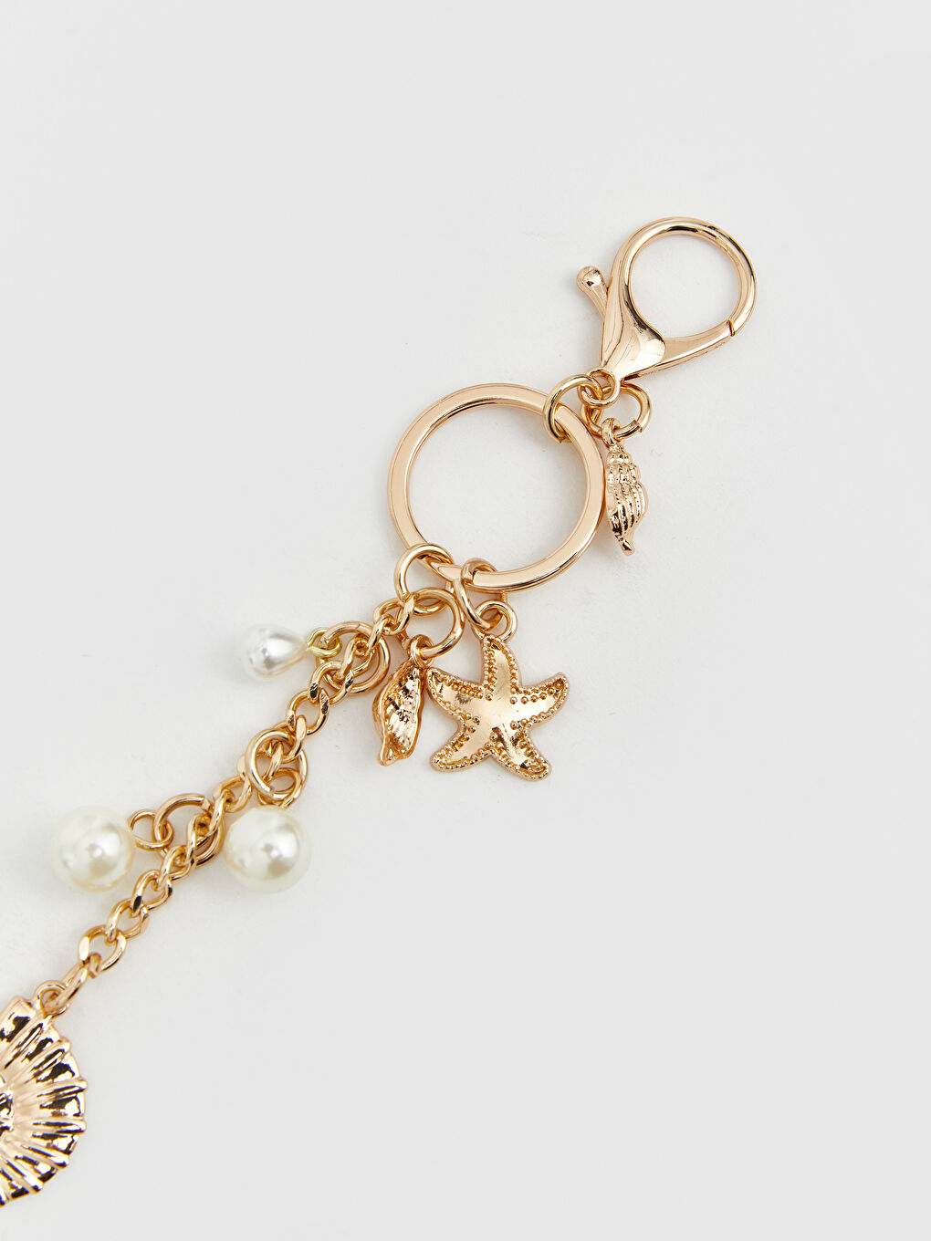 Karışık Yıldız Baskılı Kadın Çanta Charmı-1