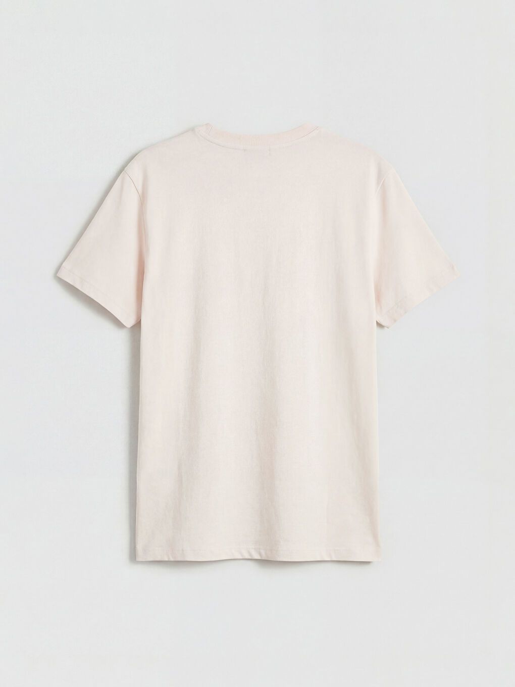 Ekru Bisiklet Yaka Los Angeles Baskılı Kadın Tişört-1