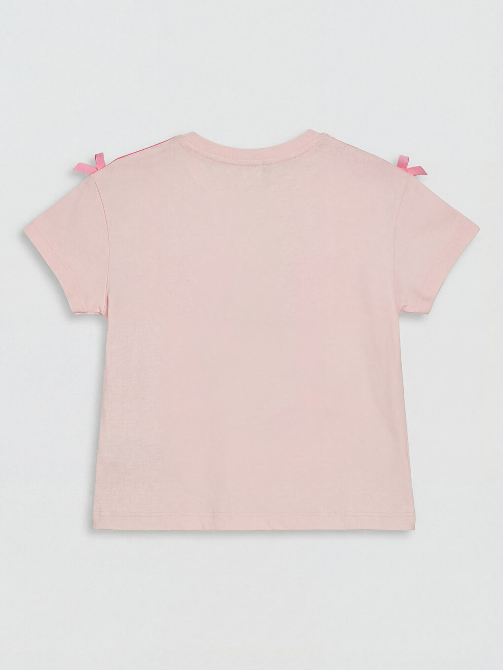 Pembe Minnie Mouse Baskılı Kız Çocuk Tişört ve Şort-2