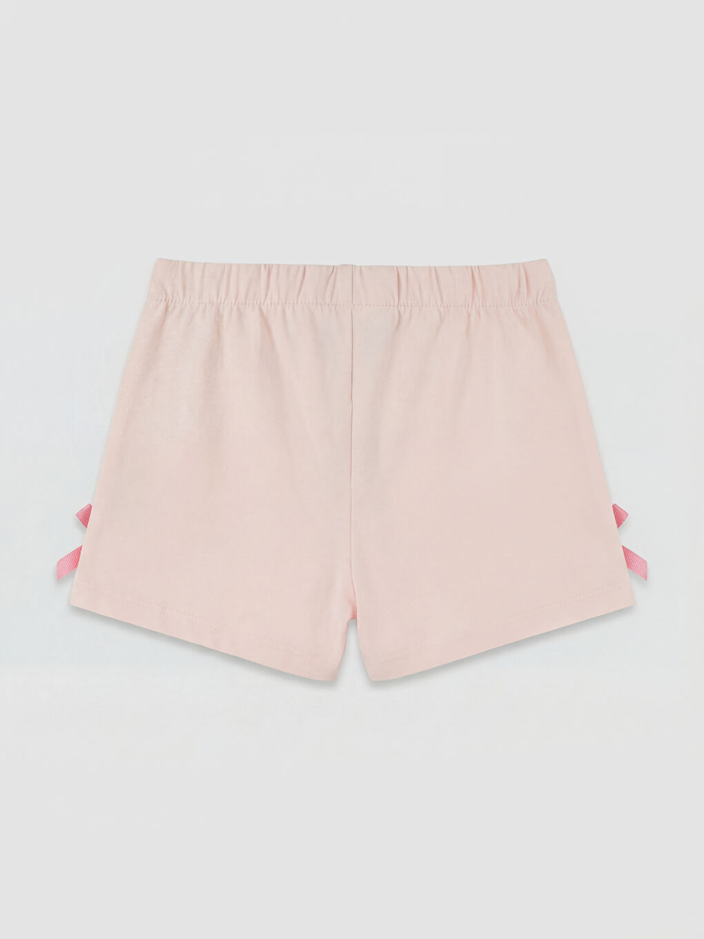 Pembe Minnie Mouse Baskılı Kız Çocuk Tişört ve Şort-5