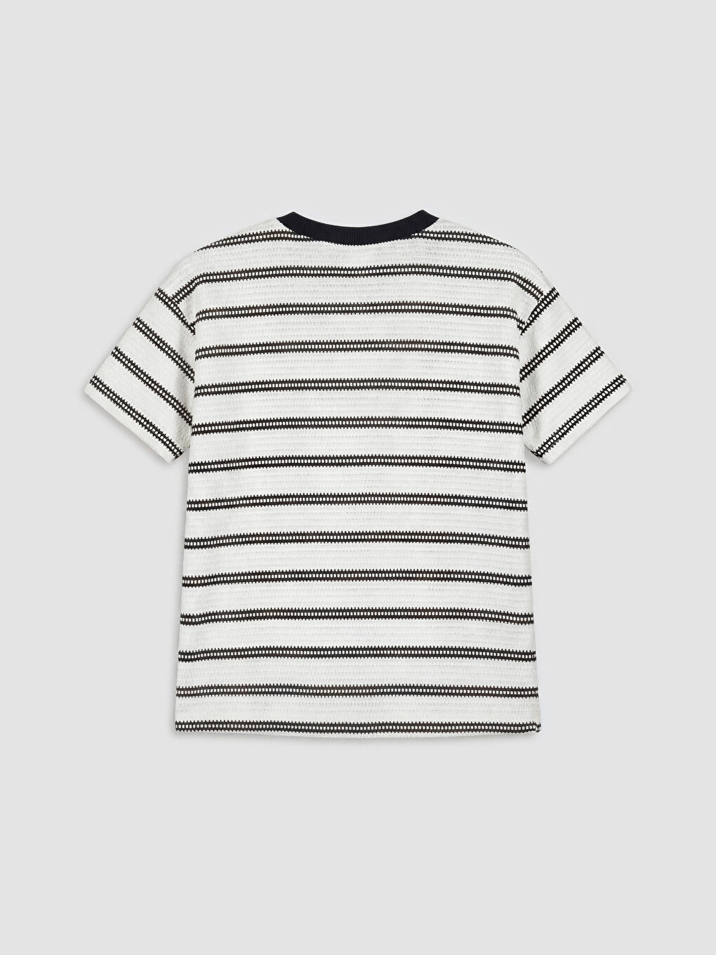 Siyah Çizgili Erkek Çocuk Şortlu Takım-3