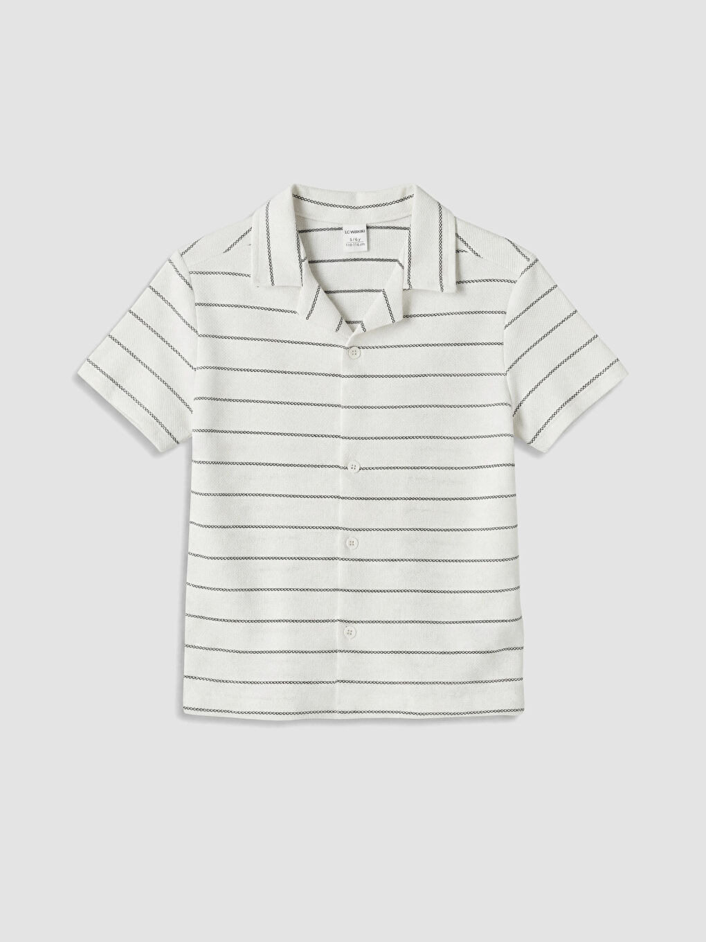 Bej Çizgili Erkek Çocuk Takım-1