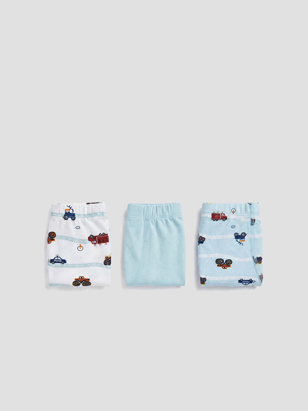 Mavi Erkek Çocuk 3'lü Boxer