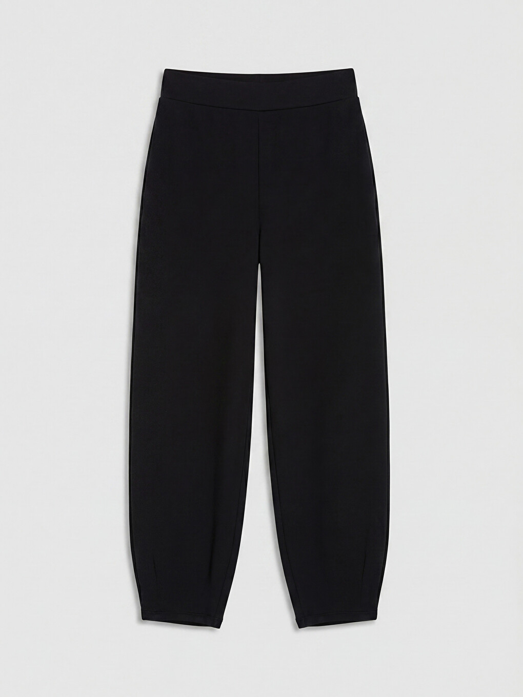 Pantaloni de trening pentru femei cu talie elastică, atingere fină-4