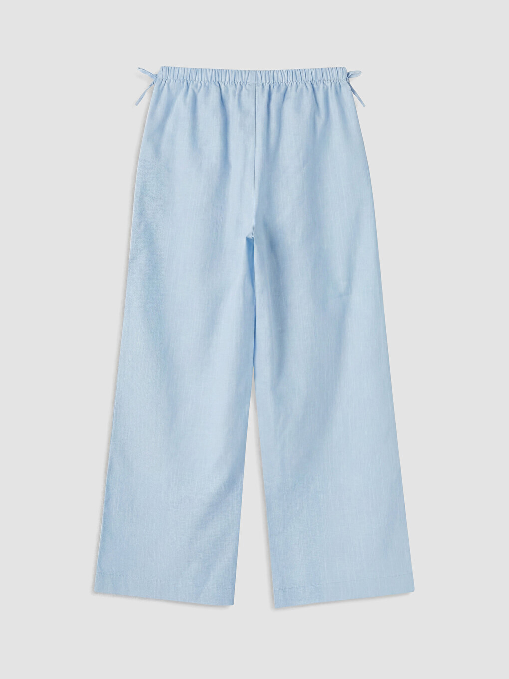 Pantaloni Wideleg din Poplin pentru Fete-2