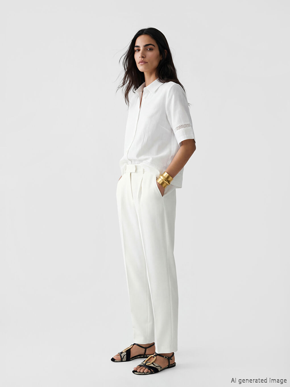 Chemise Femme à Détails en Dentelle-1