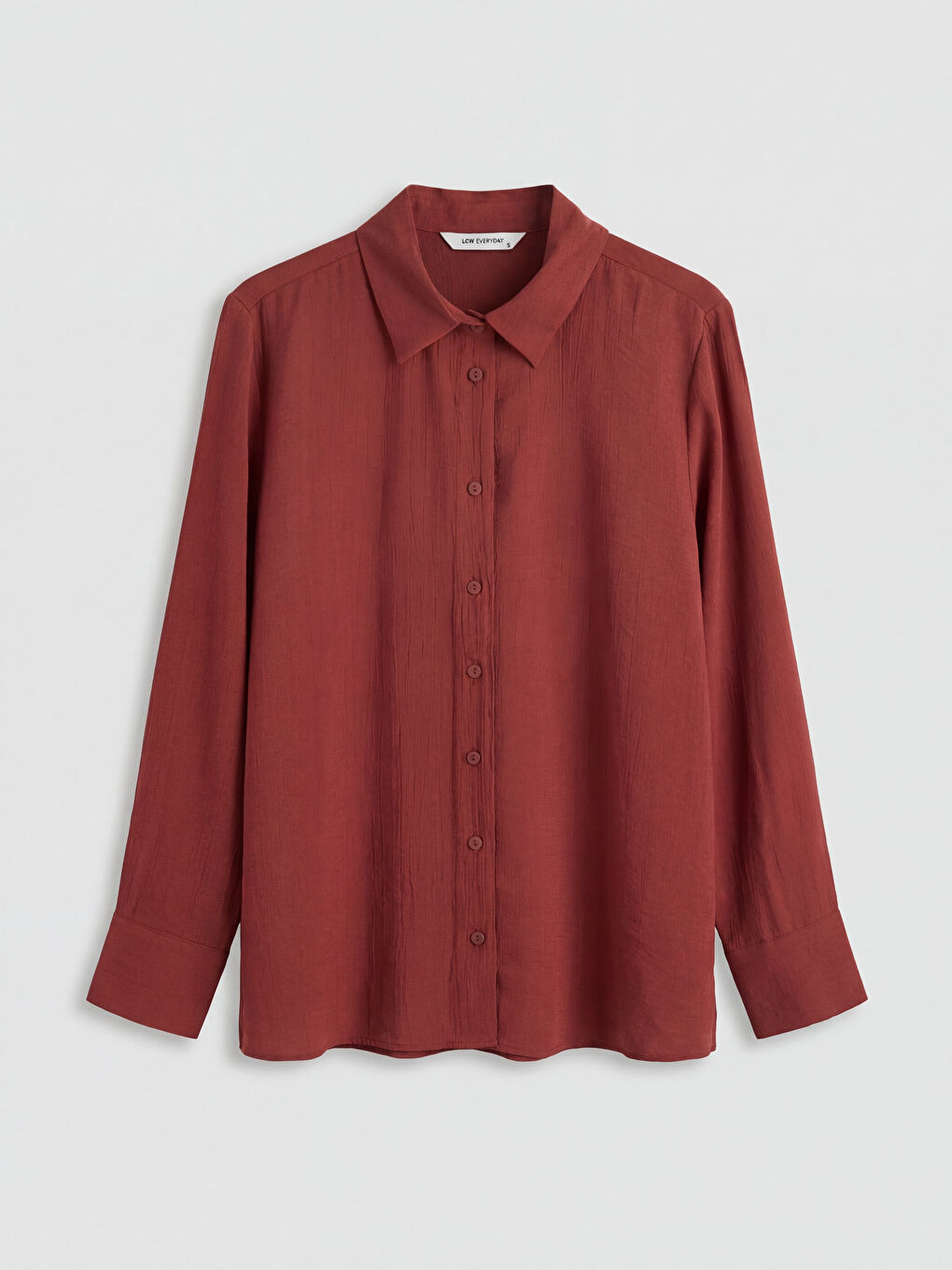 Kahverengi Dokulu Kadın Gömlek-8