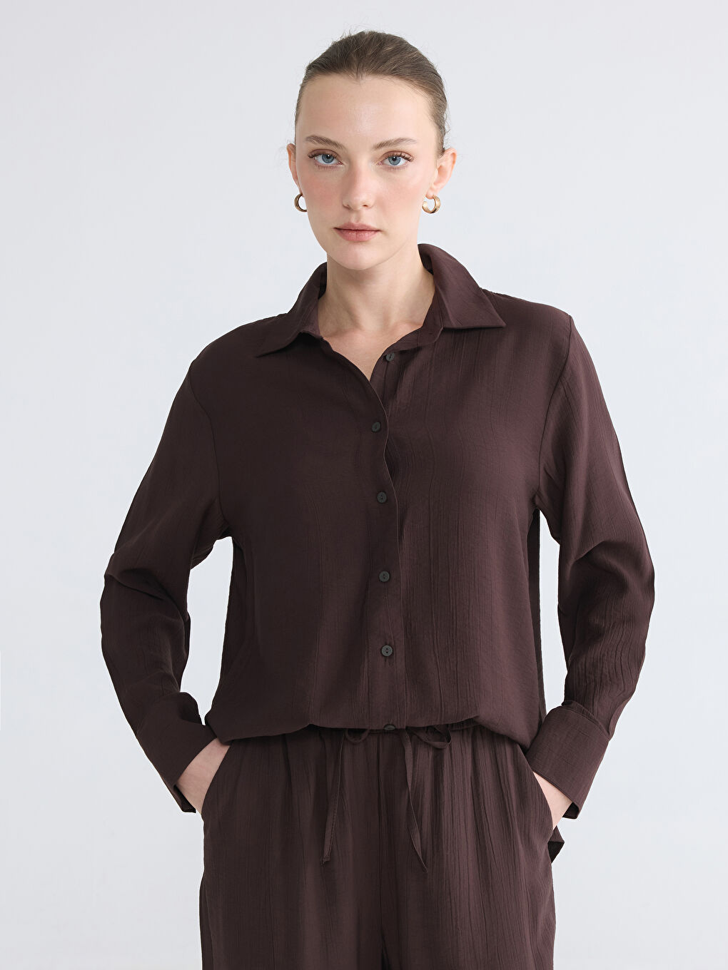 Textured Women's Shirt-1