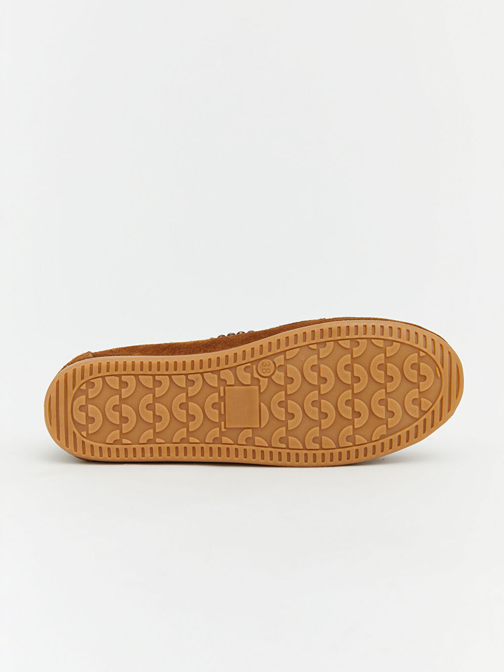 Kahverengi Süet Kadın Loafer Ayakkabı-3