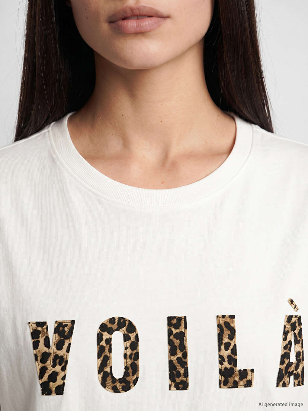 Μπλουζάκι Για Γυναίκες Oversize Από 100% Βαμβάκι-2
