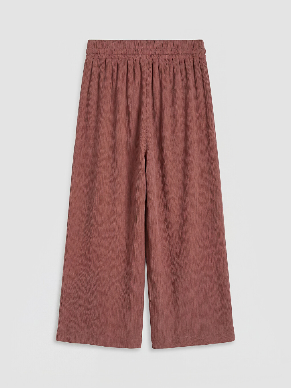 Elastic Waist Girls' Trousers-1