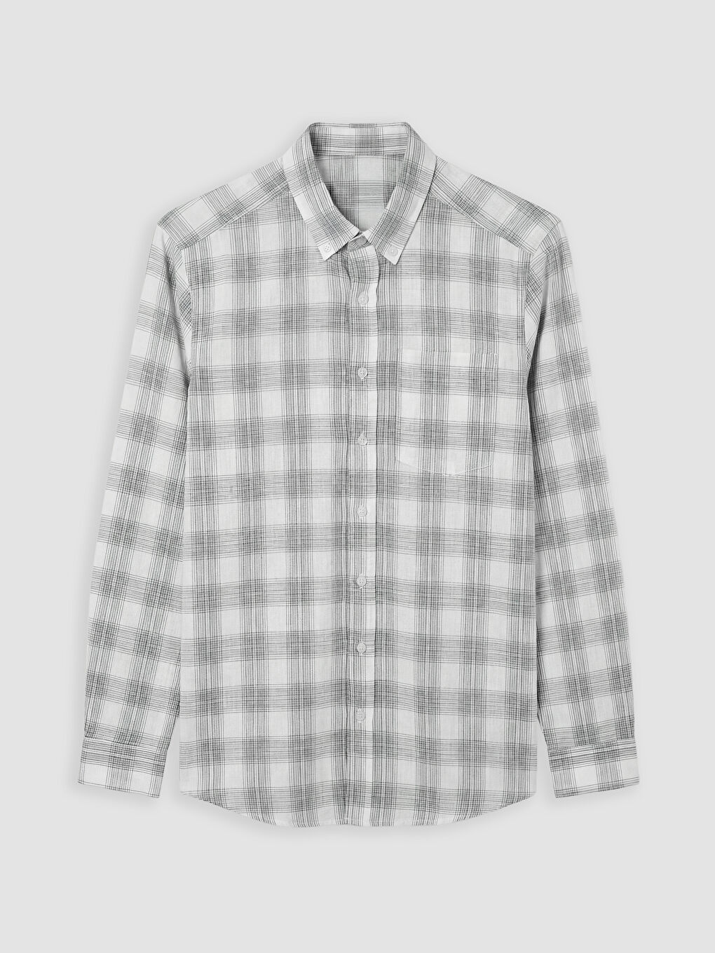 Yeşil Regular Fit Ekose Erkek Gömlek