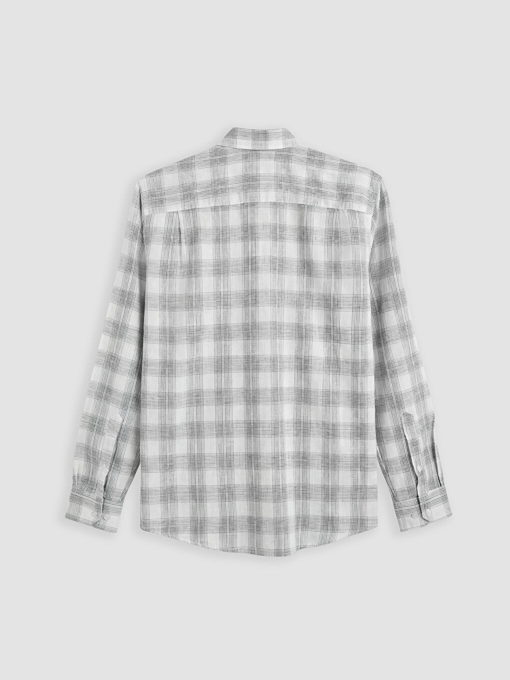 Yeşil Regular Fit Ekose Erkek Gömlek-1