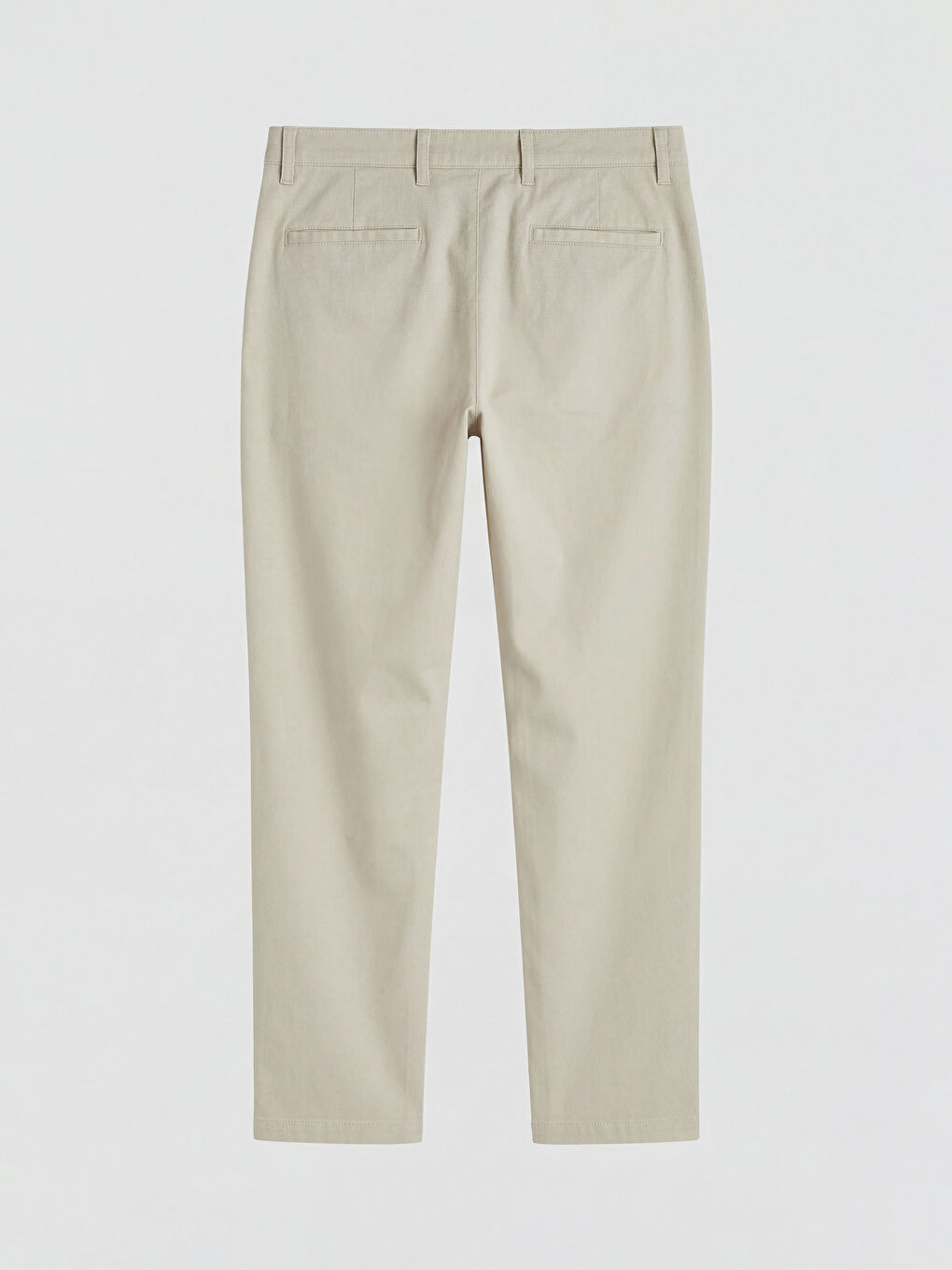 Bej Slim Fit Erkek Gabardin Pantolon-1