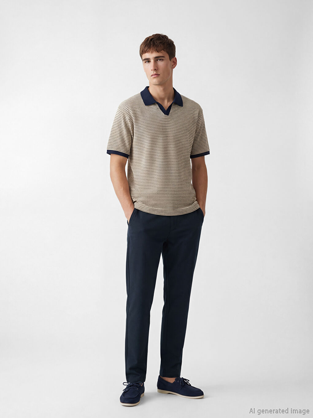 Lacivert Slim Fit Erkek Pantolon