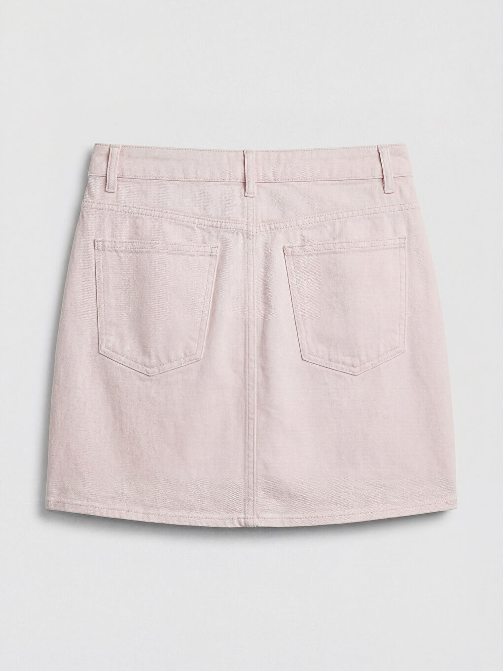 Pembe Dar Fit Mini Jean Etek-1