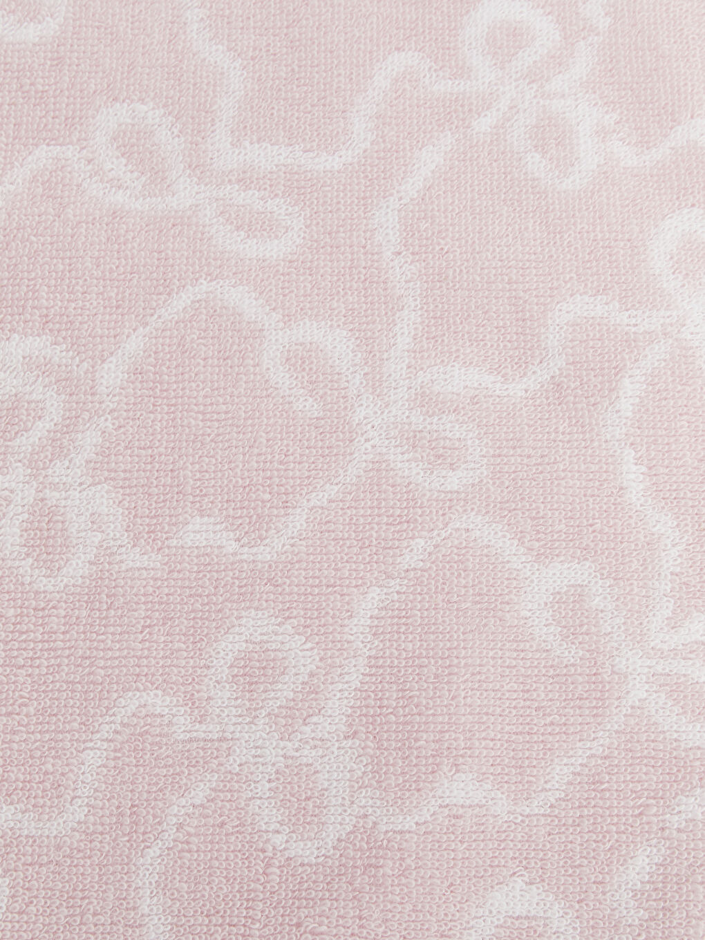 Pembe Fiyonk Desenli Yüz Havlusu 50x80 cm-4