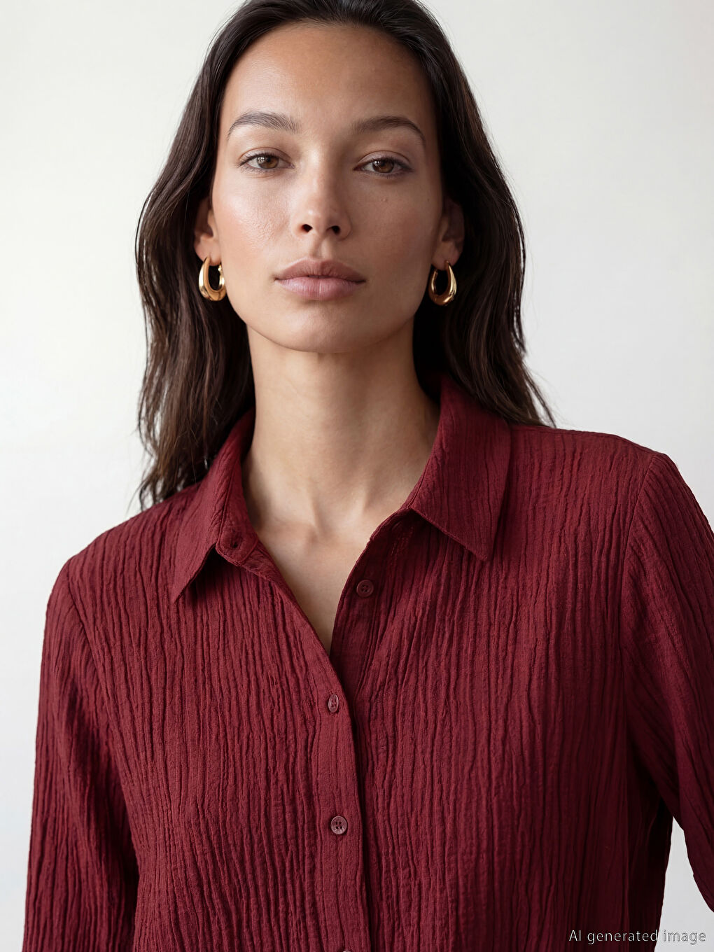 تونيك قميص بوردو امرأة-2