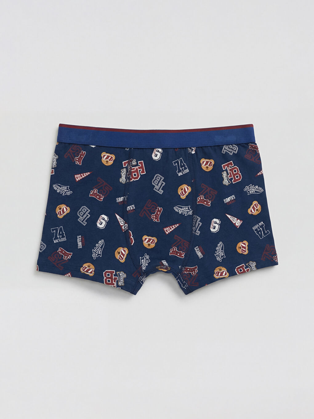 Lacivert Erkek Çocuk Boxer 3'lü-1