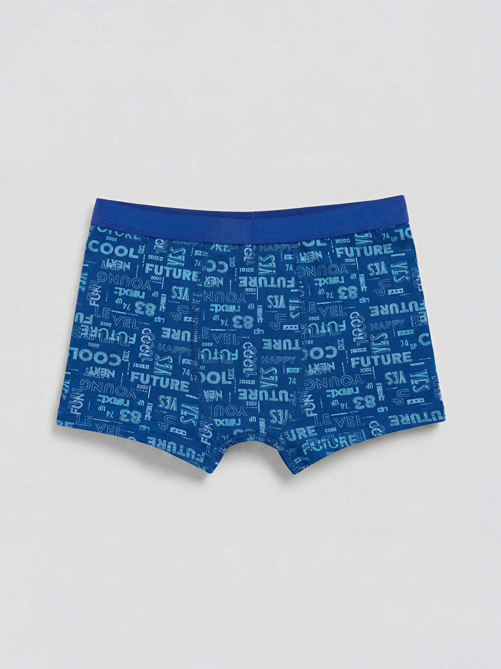 Mavi Erkek Çocuk Boxer 3'lü-3
