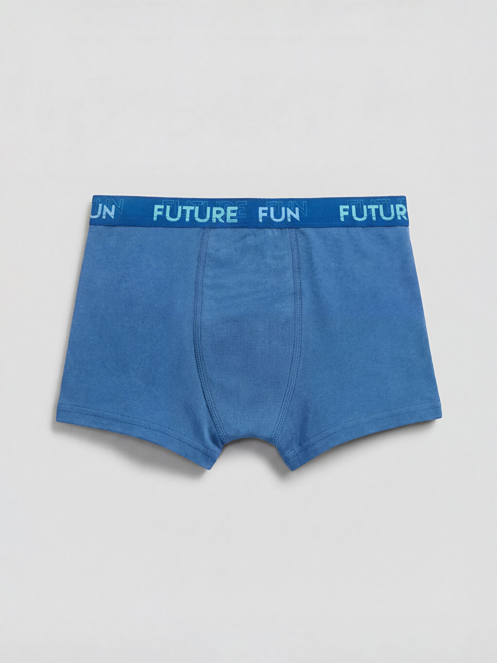 Mavi Erkek Çocuk Boxer 3'lü-4