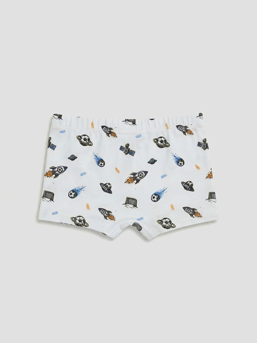 Beyaz Erkek Çocuk 3'lü Boxer-5