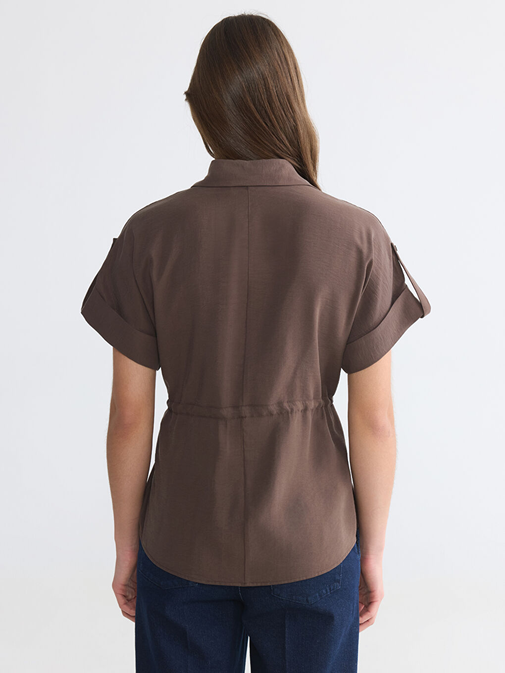 Woman BROWN Blouse-3